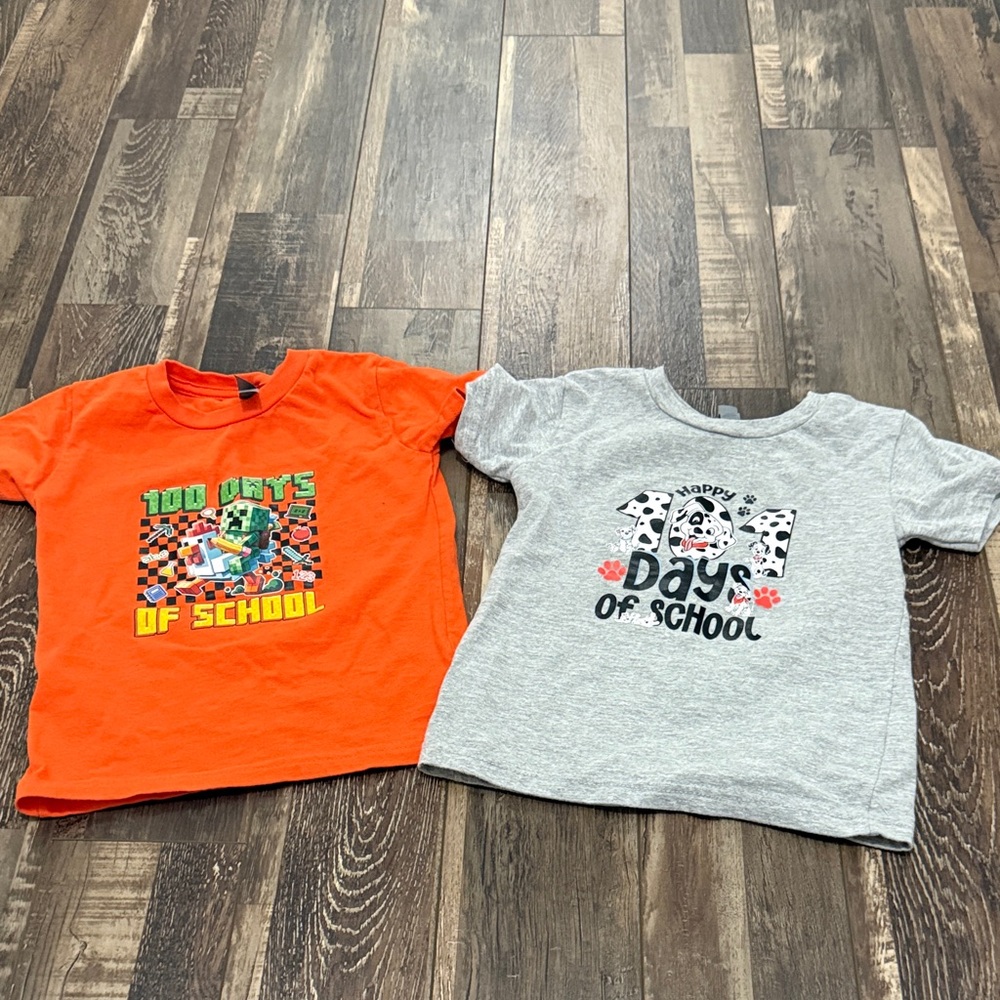 Kids Graphic T-Shirts -‎ Orange and Gray